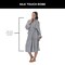 Northwest Unisex Lava Smoke Silk Touch S/M Bathrobe 23×41 Inches